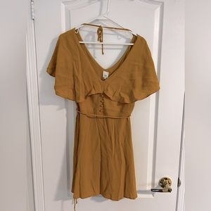 River Island mustard dress
